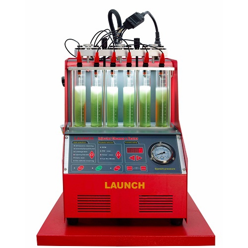 6 Cylinders Fuel Injector Cleaner Machine , High Efficiency Launch