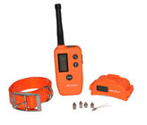Orange 500m Remote Pet Training Collar Rechargeable With Big LCD Displays