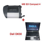 Handheld Auto Diagnostic Tools , MB SD Connect Compact 4 Star Diagnosis 2014.03V Plus Dell D630 Laptop