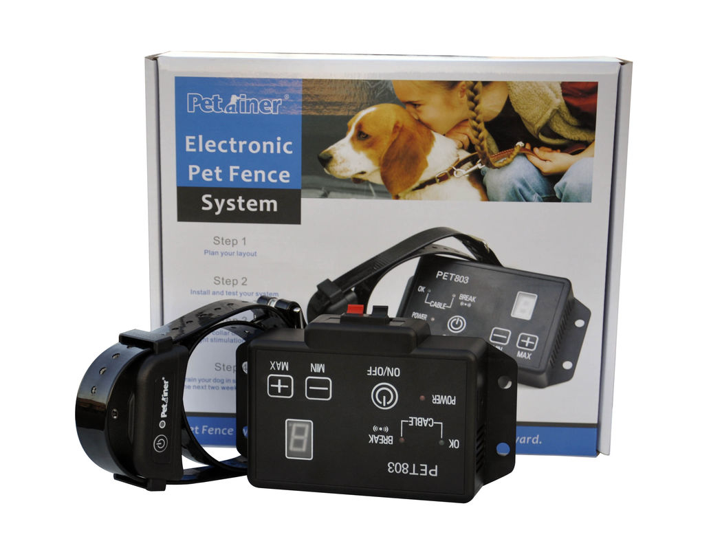 Waterproof Remote Pet Training Collar , In-ground Wireless Pet Electronic Fence