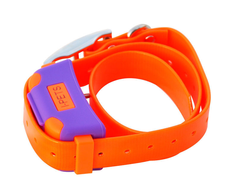 Bluetooth 4.0 Remote Pet Training Collar Orange With i-Phone Controller