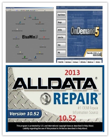 Alldata 10.52 Automotive Diagnostic Software,  Mitchell Ondemand 5